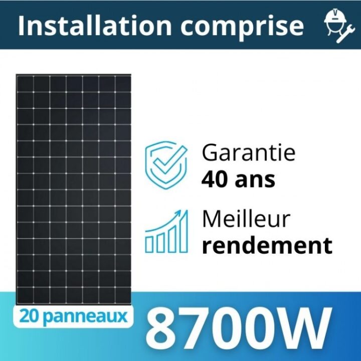 découvrez le kit solaire sunpower, la solution idéale pour produire votre propre énergie renouvelable. profitez d'une technologie de pointe, d'une efficacité optimale et d'un design compact pour réduire votre empreinte carbone tout en économisant sur vos factures d'électricité.