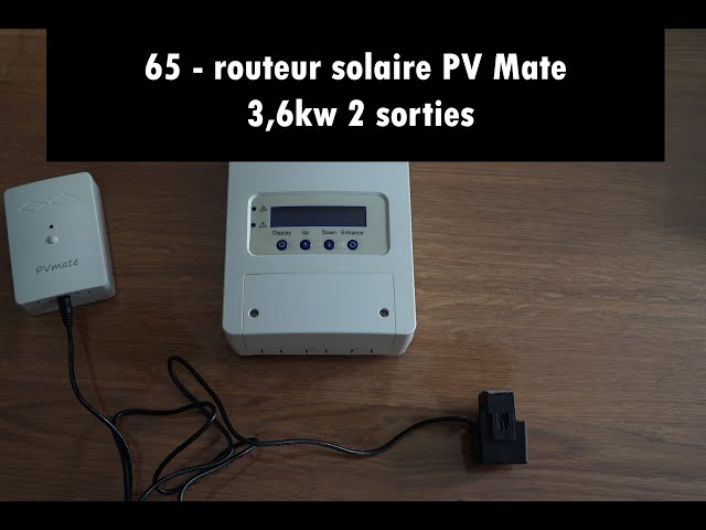 découvrez notre routeur photovoltaïque, une solution innovante pour maximiser l'efficacité de votre installation solaire. optimisez la production d'énergie et réduisez vos factures d'électricité grâce à une gestion intelligente de votre consommation.