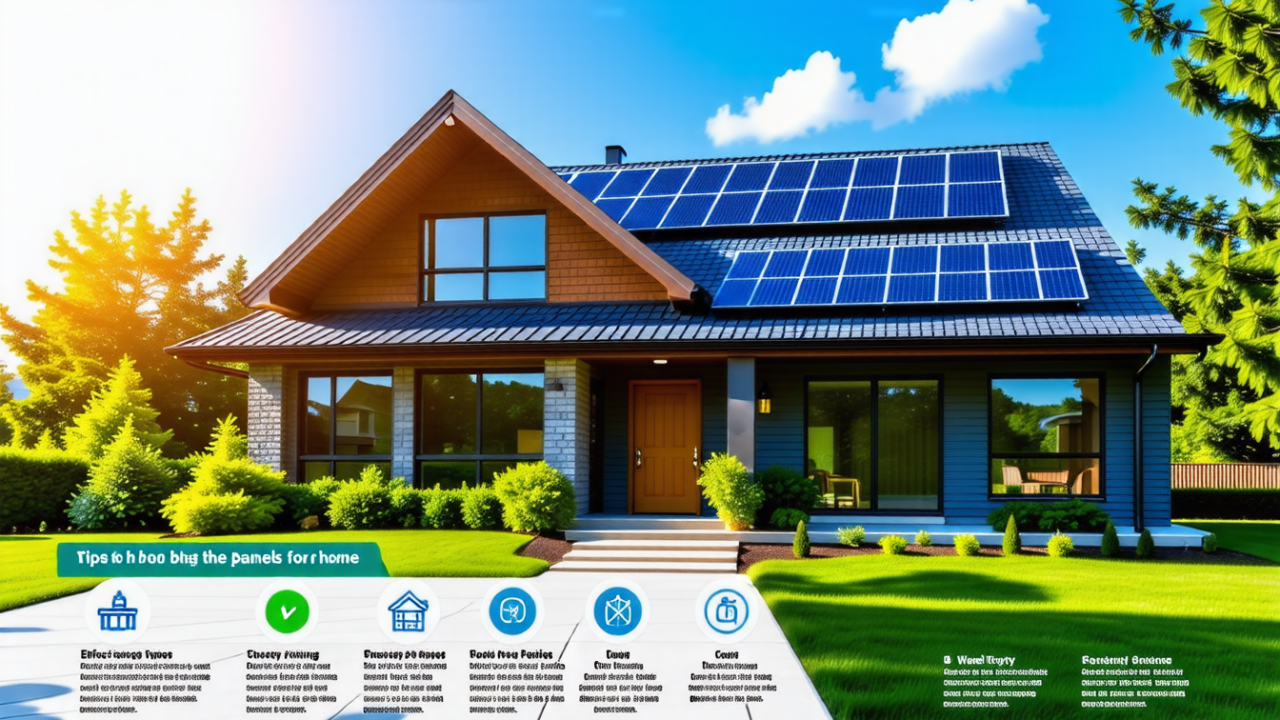 découvrez nos conseils pratiques pour sélectionner les panneaux solaires idéaux pour votre maison. analysez les critères essentiels, comparez les différentes technologies et optimisez votre investissement énergétique tout en contribuant à une planète plus verte.