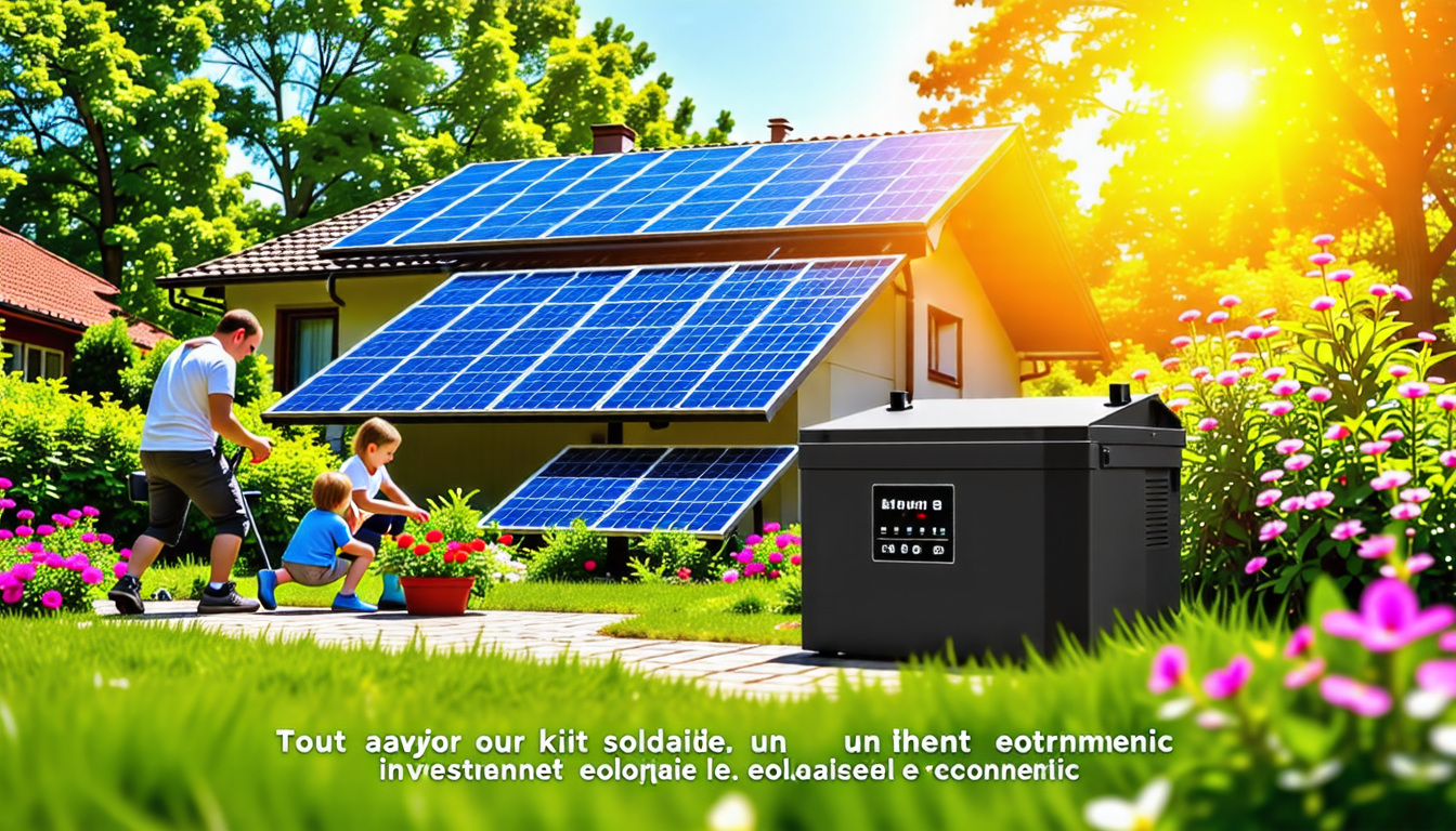 découvrez le kit solaire, une solution idéale pour réduire vos factures d'énergie tout en respectant l'environnement. apprenez comment cet investissement écologique peut transformer votre consommation d'énergie en vous offrant des avantages économiques durables.