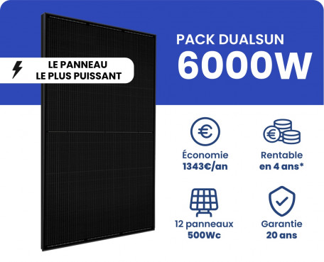 découvrez notre panneau solaire 6 kw, une solution efficace pour produire votre propre énergie renouvelable. idéal pour réduire vos factures d'électricité et minimiser votre empreinte carbone, ce panneau solaire de haute performance s'adapte parfaitement à vos besoins énergétiques. optez pour une énergie durable dès aujourd'hui!