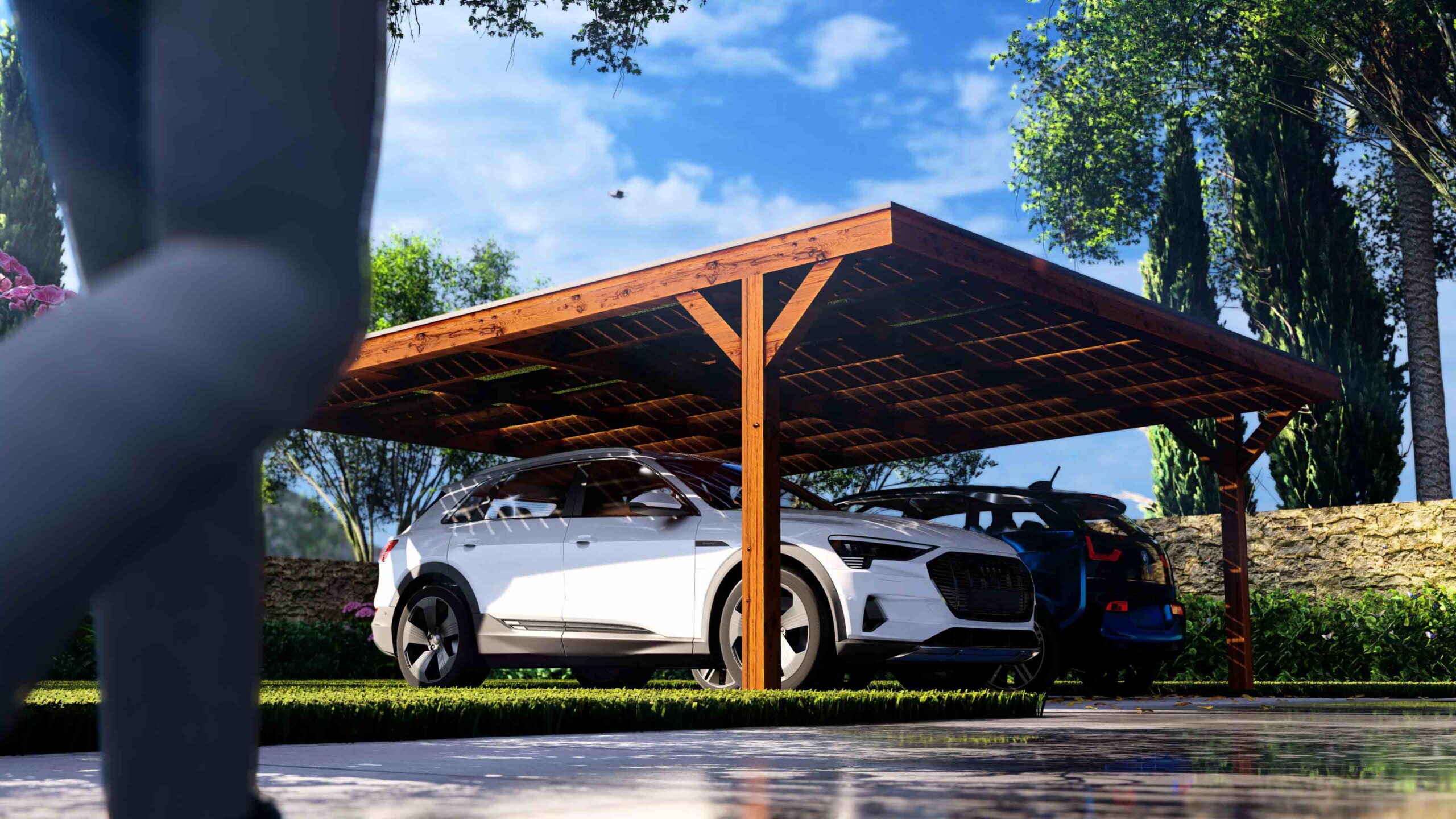 découvrez les avantages d'un carport photovoltaïque, une solution pratique et écologique pour protéger votre véhicule tout en produisant de l'énergie renouvelable. optimisez votre espace extérieur avec un abri moderne qui réduit votre empreinte carbone et génère des économies sur vos factures d'électricité.