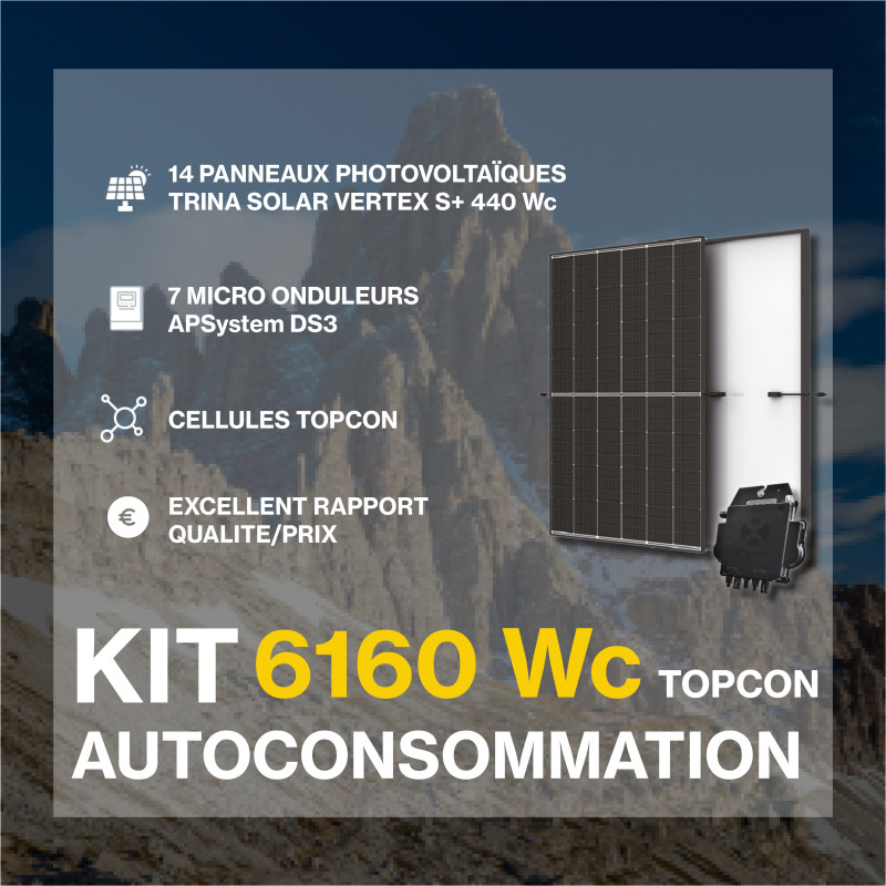 découvrez notre kit d'autoconsommation solaire, conçu pour vous permettre de produire votre propre électricité et réduire vos factures d'énergie. facile à installer et respectueux de l'environnement, ce kit est idéal pour les particuliers souhaitant faire un geste pour la planète tout en réalisant des économies. transformez votre toit en source d'énergie renouvelable avec notre solution clé en main.