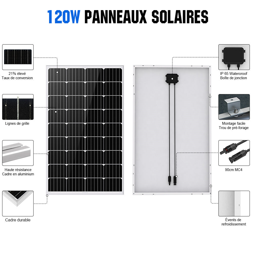 découvrez notre kit panneaux solaires complet, idéal pour produire votre propre électricité verte. facile à installer, performant et conçu pour réduire vos factures d'énergie tout en préservant l'environnement.