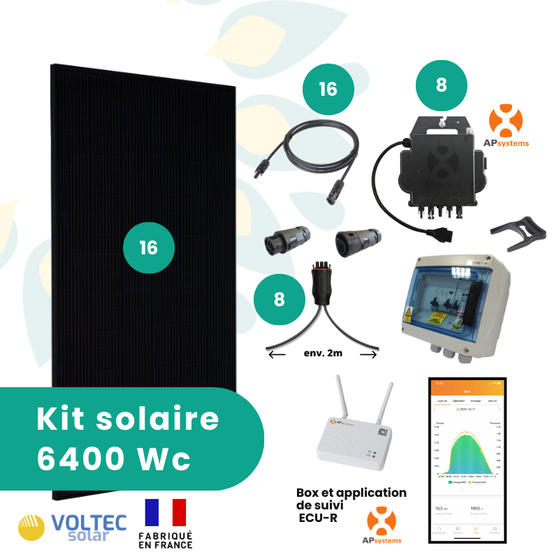 découvrez notre kit solaire d'autoconsommation, conçu pour vous permettre de produire votre propre électricité à partir de l'énergie solaire. économisez sur vos factures d'énergie et contribuez à une planète plus verte grâce à une installation facile et efficace.