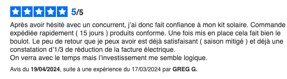 découvrez les meilleures offres de kits solaires sur monkitsolaire. profitez d'un large choix de produits de qualité pour réduire votre facture d'électricité et adopter une énergie durable. comparez les prix et faites des économies dès aujourd'hui !