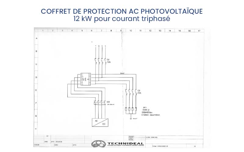 découvrez notre schéma détaillé du coffret ac pour systèmes photovoltaïques. explorez les fonctionnalités, les connexions et les avantages de notre solution pour optimiser la performance de votre installation solaire.