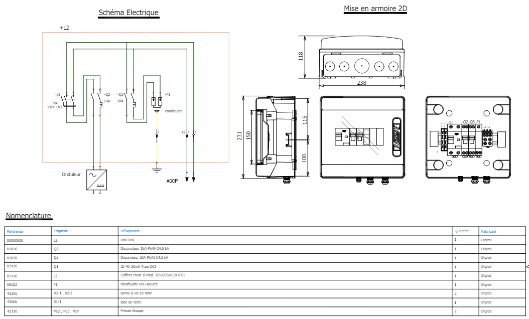 découvrez notre schéma détaillé du coffret ac pour systèmes photovoltaïques. optimisez l'installation de votre énergie solaire avec un guide clair et visuel, idéal pour les professionnels et les passionnés d'énergies renouvelables.